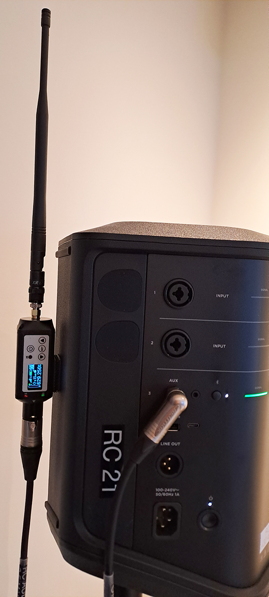 RT-1 Plug-On XLR Wireless Audio Transmitter and Receiver