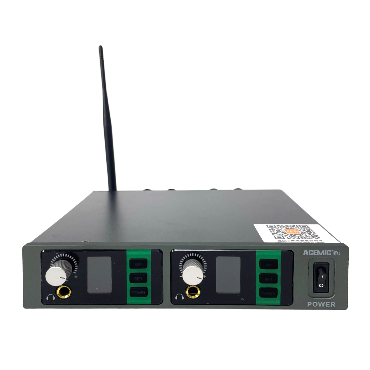 S2 Stereo Wireless In-Ear Monitor System Dual Channel