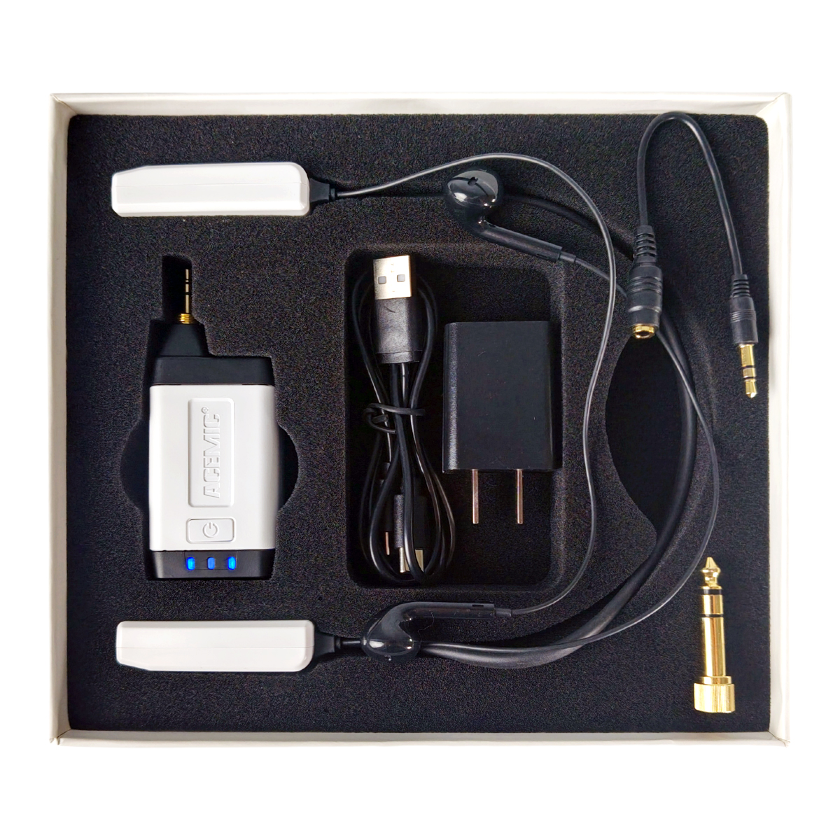 V8 5.8GHz Stereo Wireless In-Ear Monitor System for Streaming