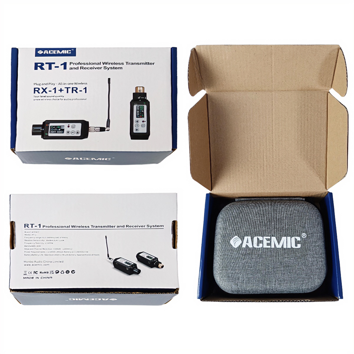 RT-1 Plug-On XLR Wireless Audio Transmitter and Receiver