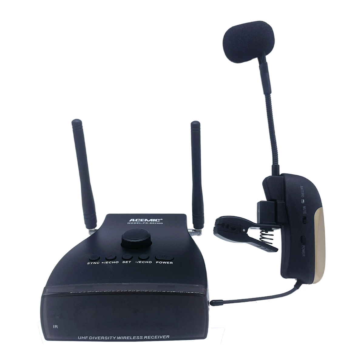 PR-8ECHO/ST-4 Wireless Saxophone Microphone for Stage 3 Echo