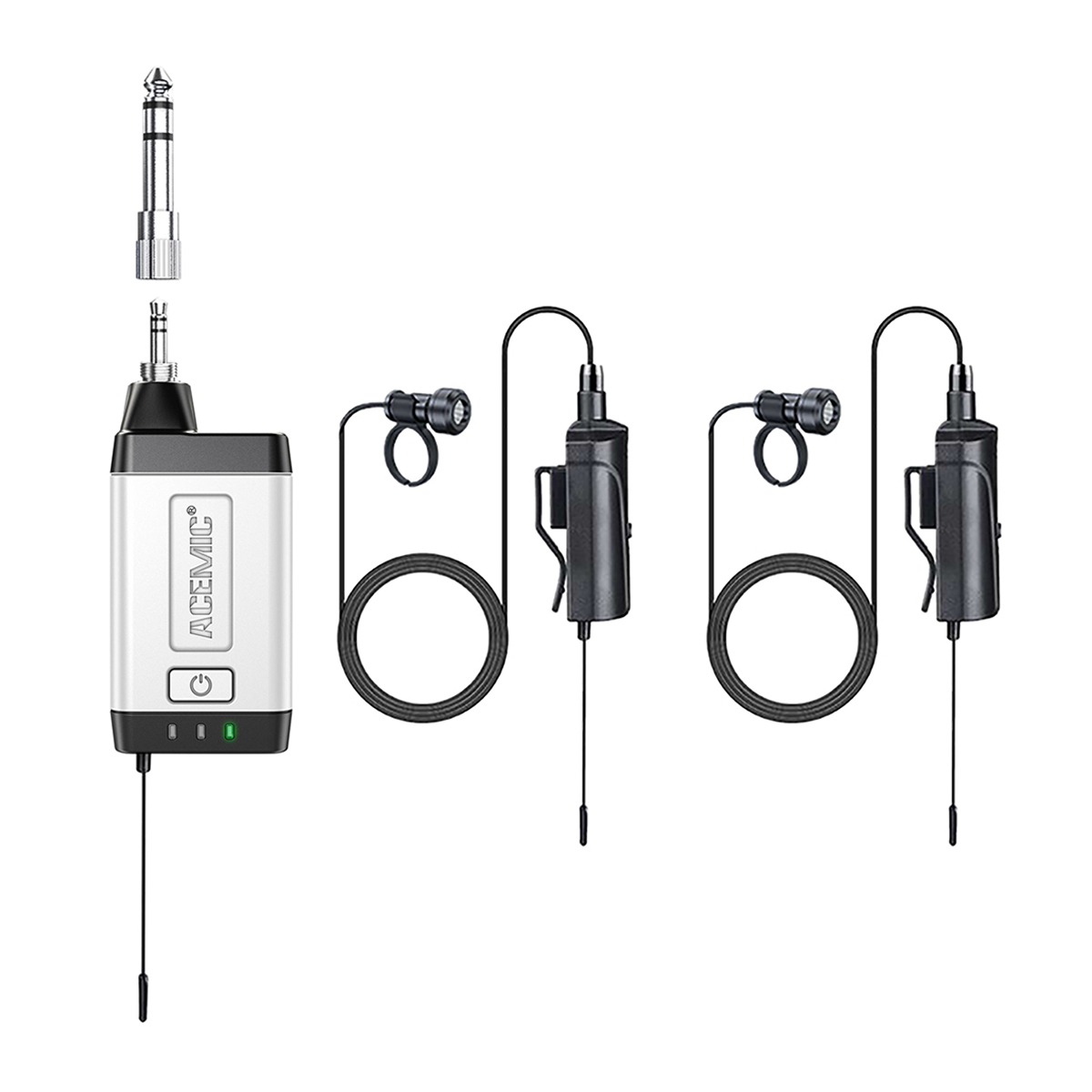 Q2/HT-5 Wireless Harmonica Microphone Dual Channel