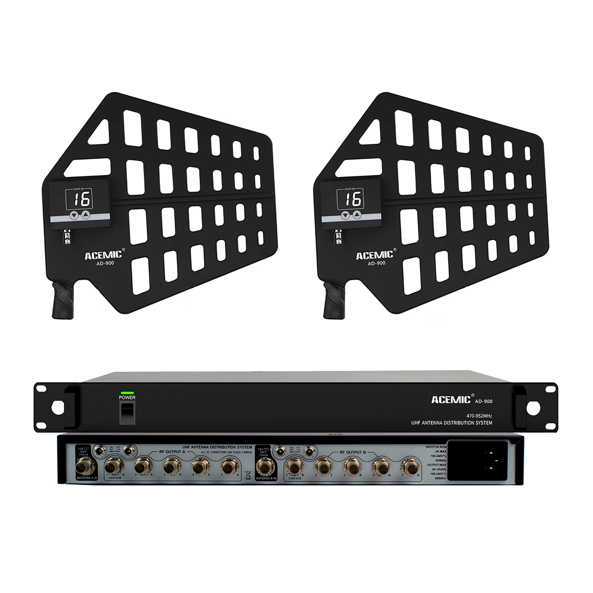 AD-900 Antenna Distribution System for Wireless Microphone