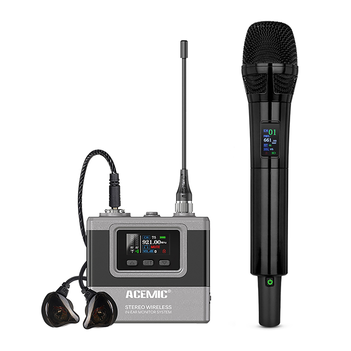 M2 Digital All-in-One Wireless Microphone and In-Ear Monitor System