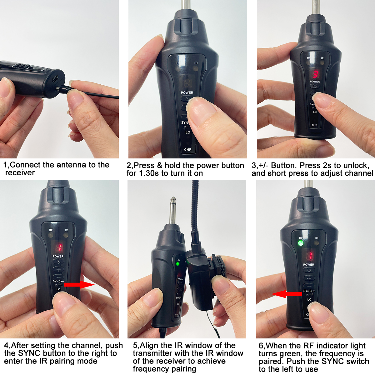 VT-5 Wireless Violin Microphone
