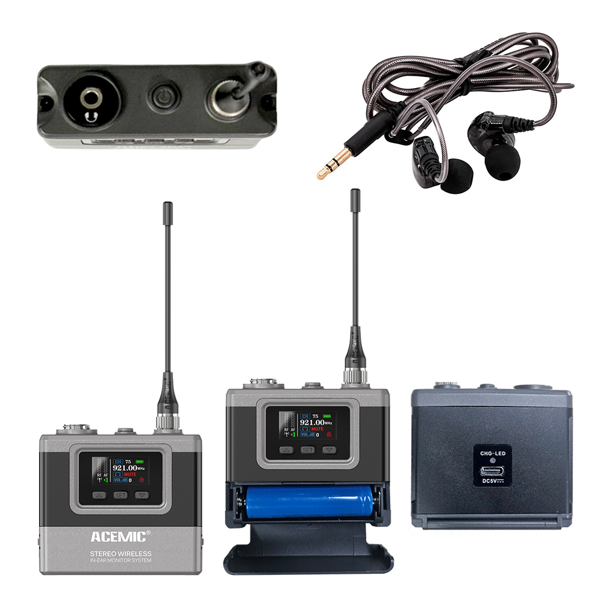 S1A Stereo Wireless Personal In-Ear Monitor System